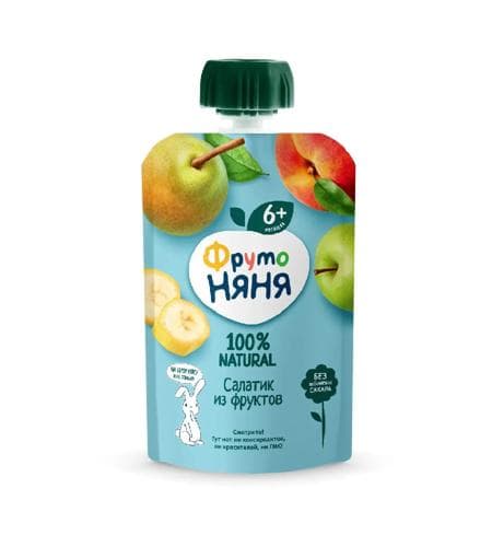Çaga püresi "Фруто-Няня" Miwe salady (6+) 90 gr
