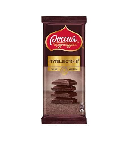 Şokolad plitkasy "Россия Щедрая душа" Gara (Путешествие) 82 gr