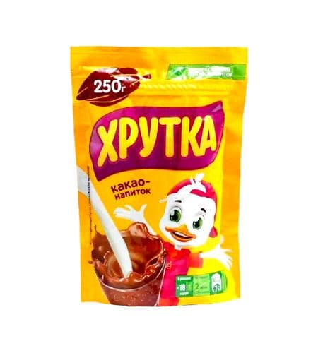 Çalt ereýän kako-içgi "Хрутка" çagalar üçin 250 gr