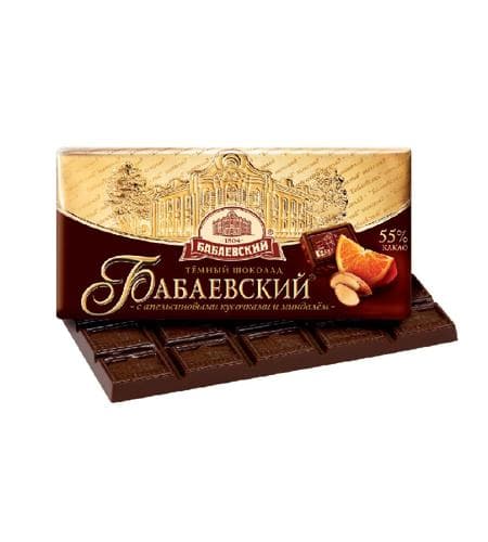 Şokolad plitkasy "Бабаевский" Gara şokoladly firmennyý 90 gr