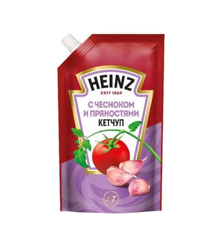 Ketçup "Heinz" Sarymsakly we spesiýaly 320 gr