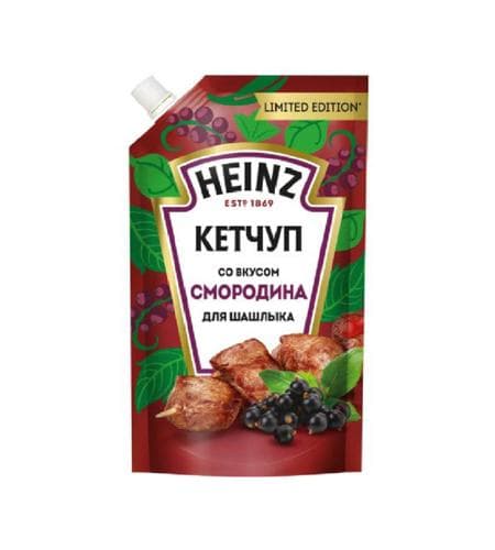 Ketçup "Heinz" smorodina tagamly barbekýu üçin 320 gr