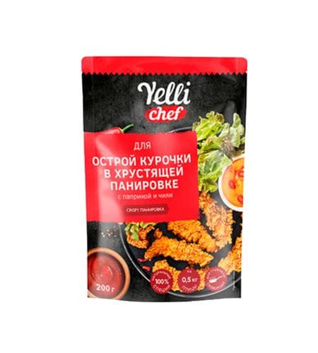 Panirowka "Yelli chef" Paprikaly we çilili ajy towuk üçin 200 gr