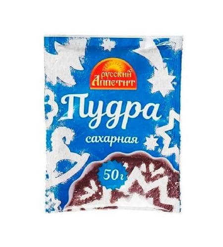Şeker tozy "Русский аппетит" 50 gr