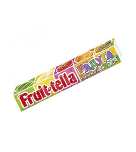 Çeýnelýän süýji "Fruit-tella" Miweli sok alemgoşary 41 gr