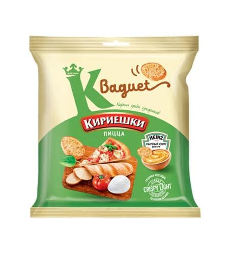Suharikler Baget "Кириешки" Pizza (syrly sous içinde) 45 gr