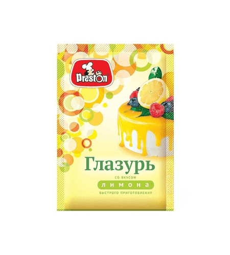 Glazur "Preston" Limon tagamly 50 gr