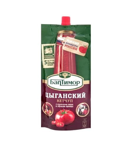 Keçup "Балтимор" burç we gorçisa tohum bölekleri 260 gr