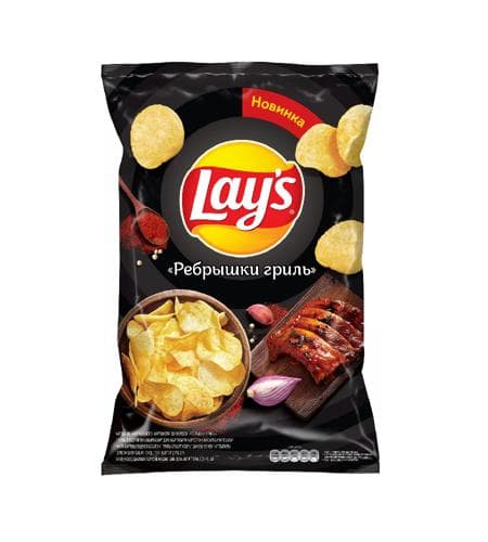 Çipsi kartoşkaly "Lay's" Гриль 140 gr (Belarusiýa)