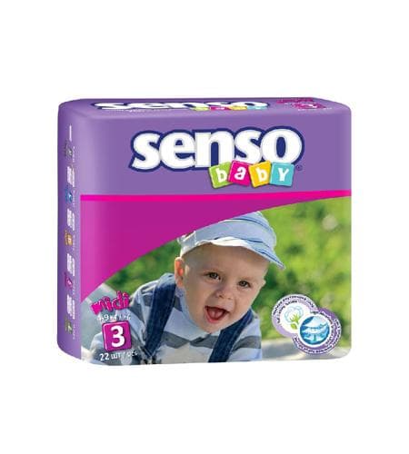Pampers "Senso baby" 3 midi (4 - 9 kg) 22 sany