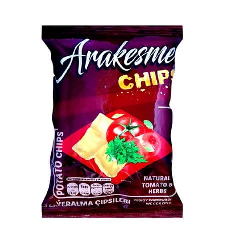 Çipsi kartoşkaly "Arakesme" Pomidor we otlar 50 gr
