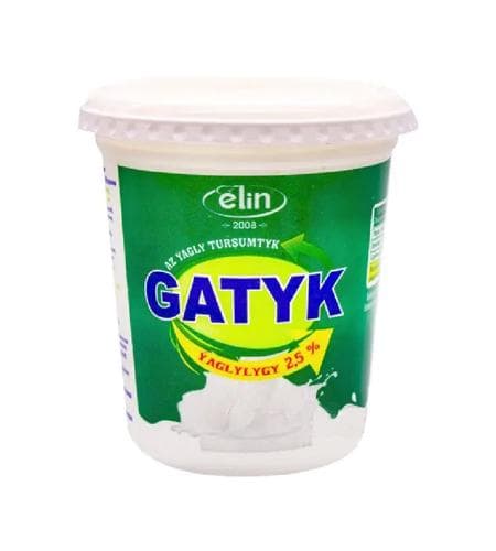 Gatyk "Elin" Ýagsyz 2.5% (Uly gap) 800 gr