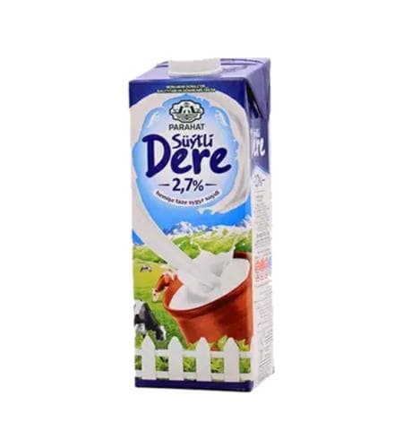 Süýt içilýän Parahat "Süýtli Dere" Ýaglylygy  2.7 % 1L