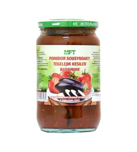 Marinada ýatyrylan badam "MFT" Pomidor sousunda dilimlenen 720 ml