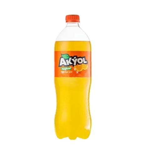Gazlandyrylan alkogolsyz içgi "Ak ýol" Pyrtykal 1.0 L