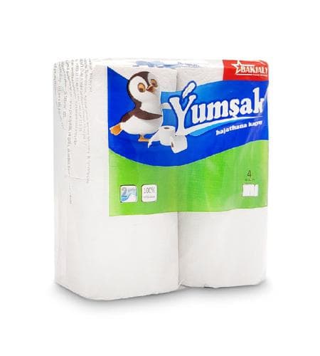 Hajathana kagyzy "Ýumşak" 2 gatly 4 sany