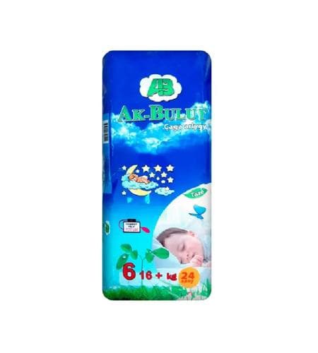 Pampers "Ak Bulut" 6 (16 + kg) 24 sany