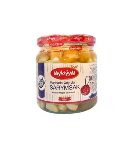 Marinada ýatyrylan Sarymsak "Mylaýym" Turşy. Ýokary hil 480 gr
