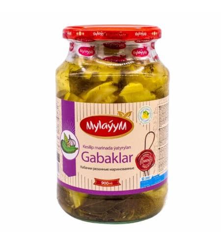 Marinada ýatyrylan Kabaçki "Mylaýym" Turşylygy pes 900 ml