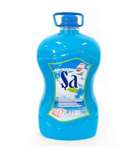 Suwuk poroşok + kondisioner "Şa" Kir maşynlar we elde ýuwmak üçin 3 kg