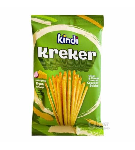 Kreker "Kindi" Sogan we peýnir 30 gr