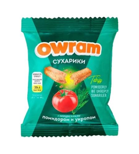 Çipsi "Owram" Pomidor we ukroply 35 gr