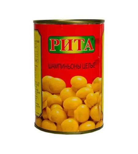Konserwirlenen Kömelek Diri Şampinýon "Rita" 400 gr