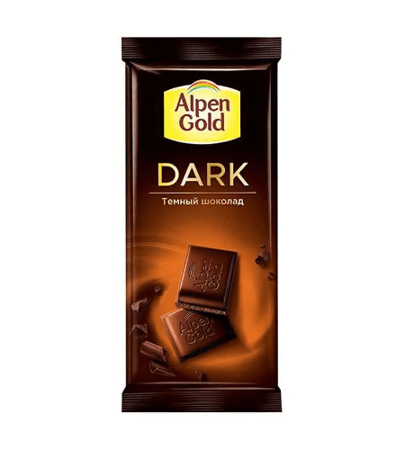 Şokolad plitkasy "Alpen Gold" Dark (gara) 80 gr