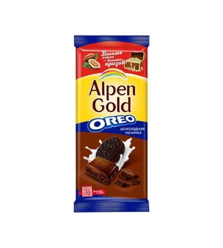 Şokolad plitkasy "Alpen Gold" Oreo Şokolad huruşly 90 gr