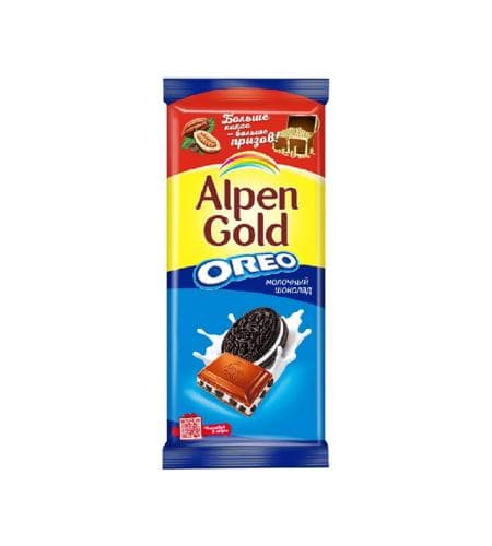 Şokolad plitkasy "Alpen Gold" Oreo (süýtli şokolad) 90 gr