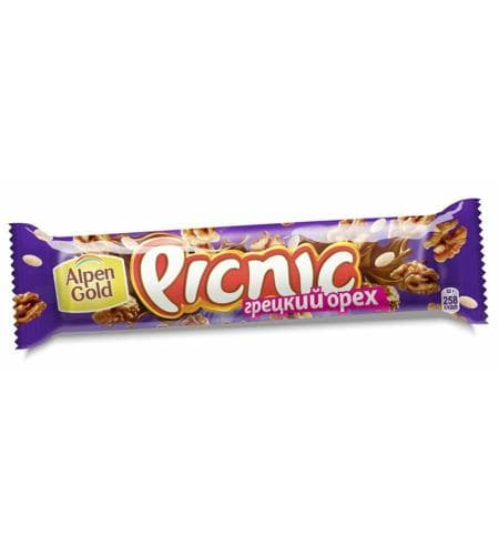 Şokoladly batonçik "Picnic" Hozly we arahis 52 gr