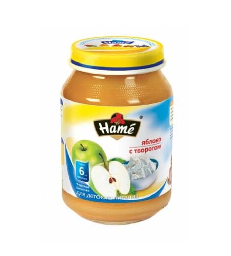 Çaga püresi "Hame" Alma (6+) 190 gr