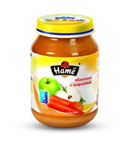 Çaga püresi "Hame" Almaly käşir (6+) 190 gr