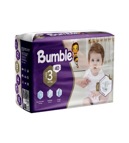 Pampers "Bumble baby" 3 midi (4 - 9 kg) 40 sany