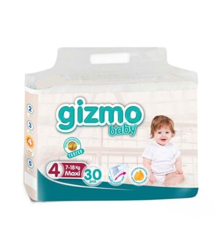 Pampers "Gizmo" 4 maxi (7 - 18 kg) 30 sany