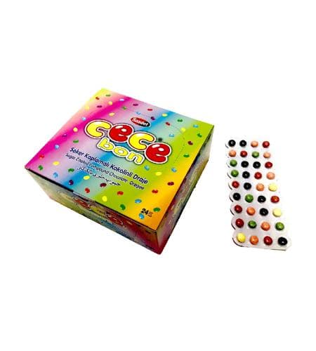 Şokolad dražesy "CeCe Bon" (plastinka)