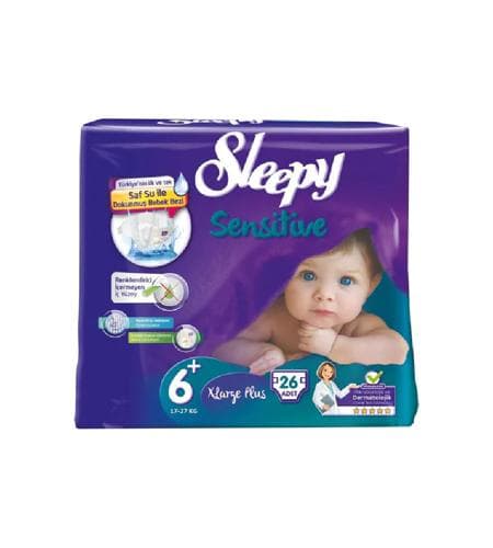 Pampers "Sleepy" sensitive 6 X large kulot (15 - 25 kg) 20 sany