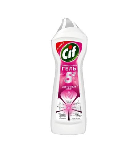 Uniwersal ýuwulýan gel-serişde "Cif" Цветы 750 ml
