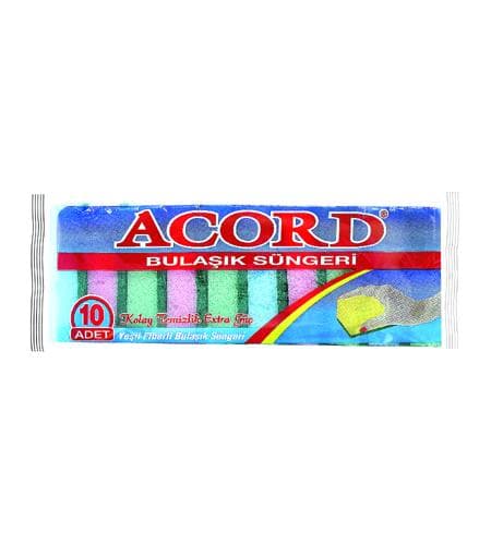 Hojalyk harydy Aşhana gubka "Acord" (reňkli) 10 sany