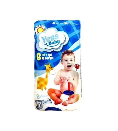 Pampers "Yess baby" 6 X large (16 + kg) 8 sany