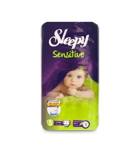 Pampers "Sleepy" Sensitive 5 junior (11 - 18 kg) 7 sany