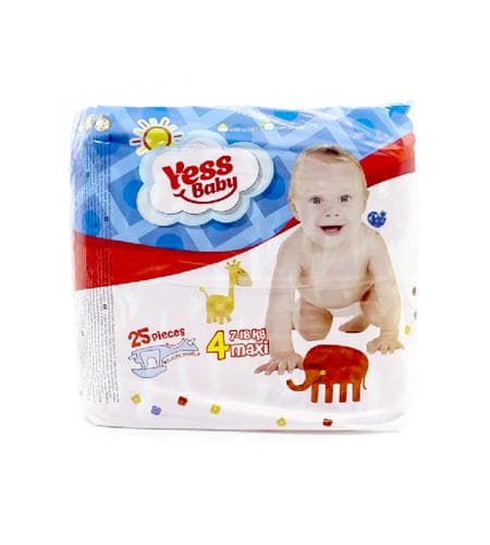 Pampers "Yess baby" 4 maxi (7 - 18 kg) 25 sany