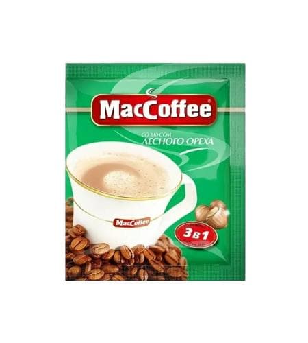 Kofe "MacCoffee" kiçi paket (Strong Лесной орех) 20 gr